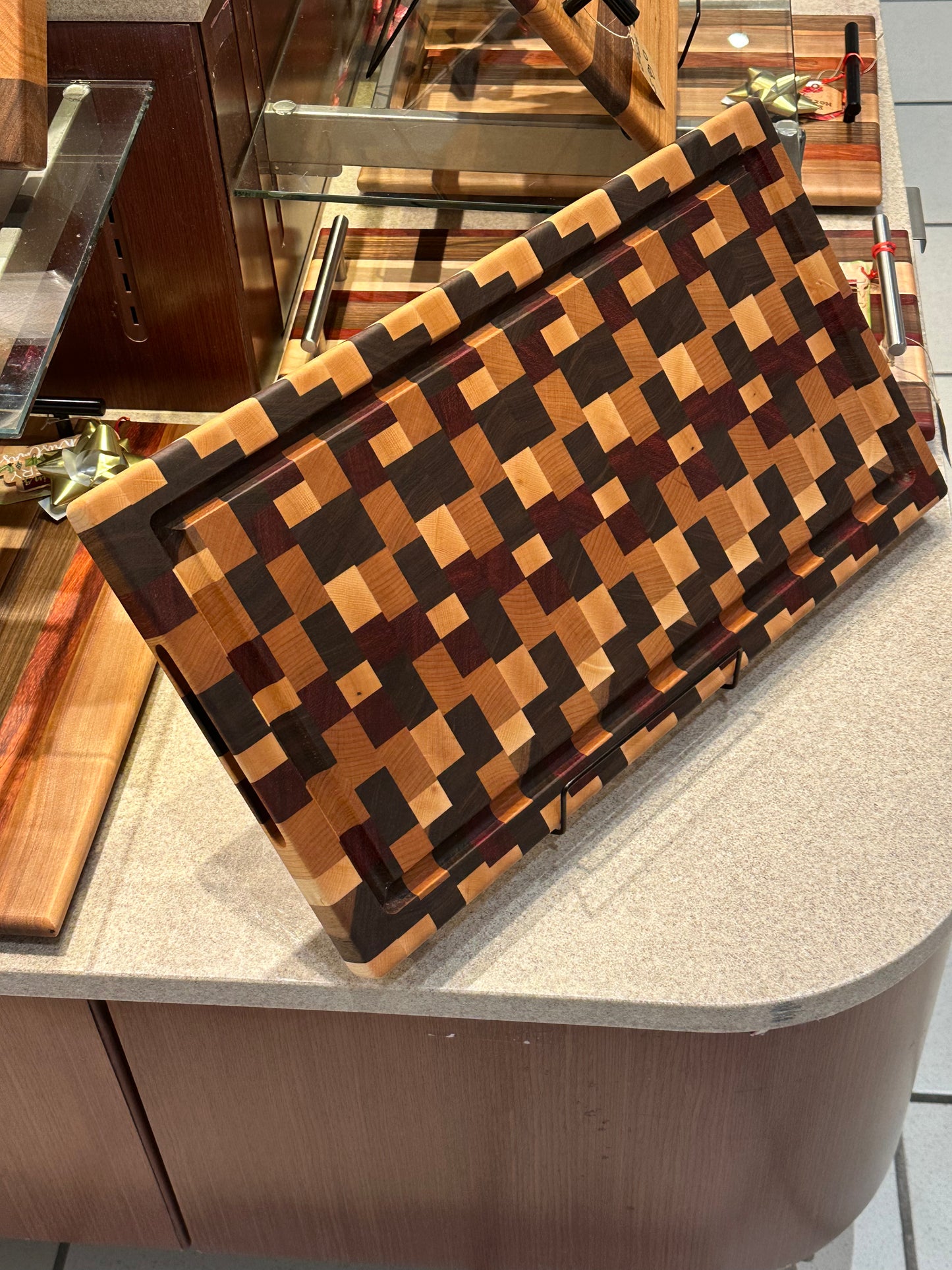 Mosaic End Grain cutting board
