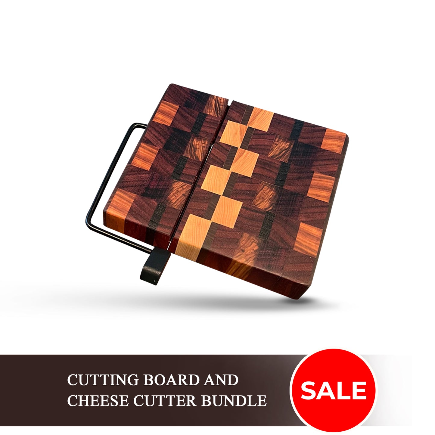 Cutting board and cheese cutter bundle