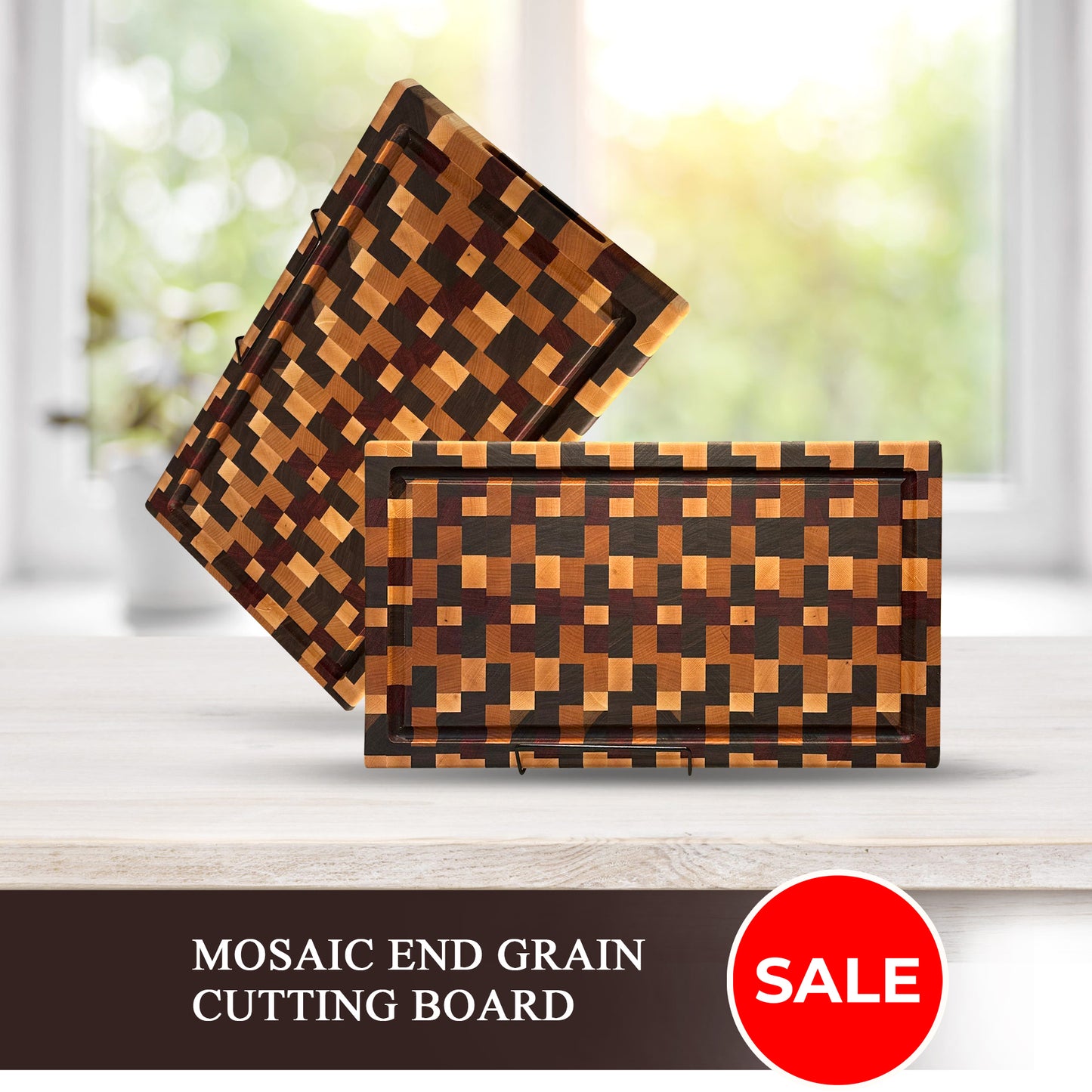 Mosaic End Grain cutting board
