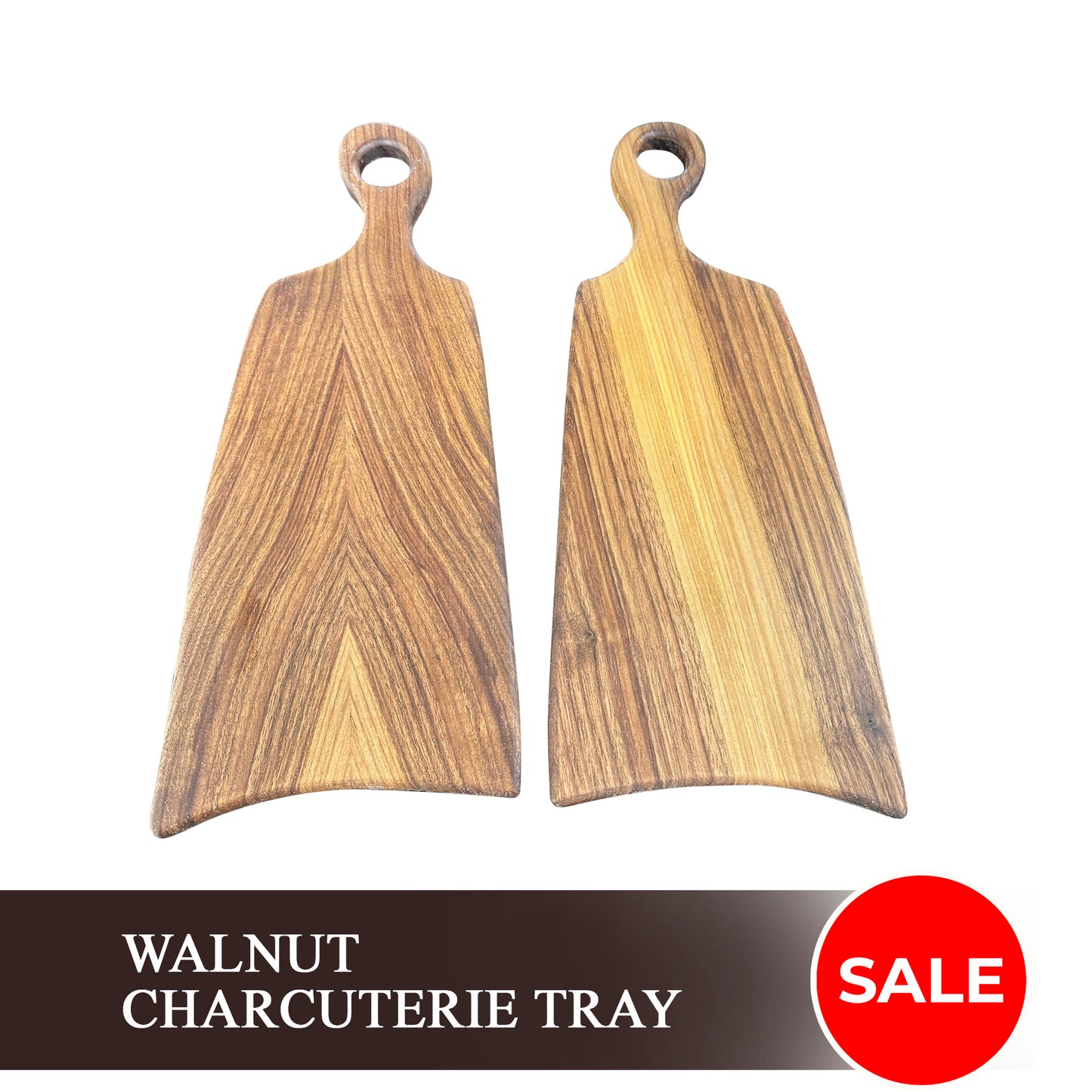Walnut charcuterie tray