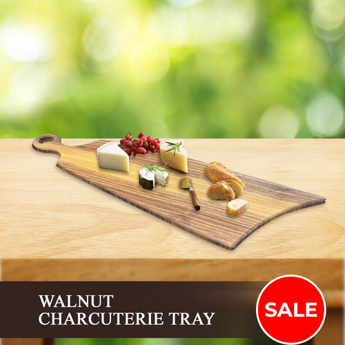 Walnut charcuterie tray